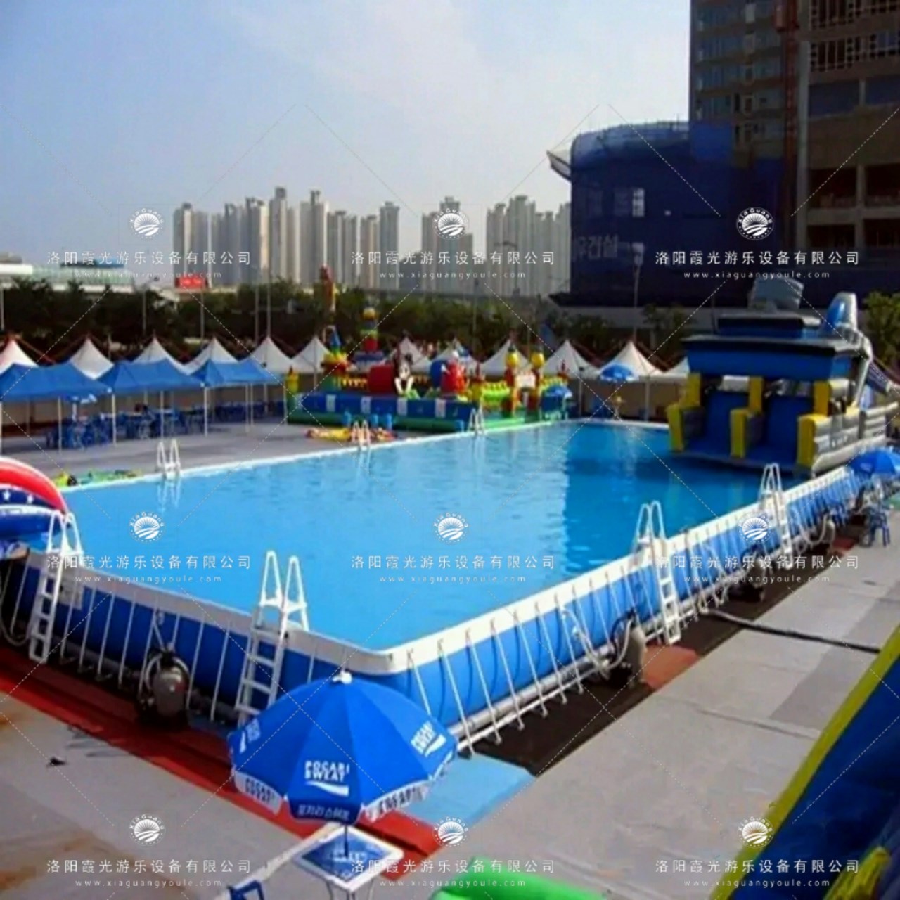 蚌埠广告支架游泳池